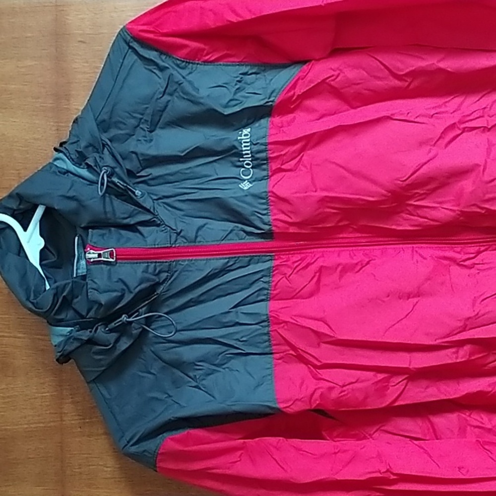 Columbia Red Rain Coat